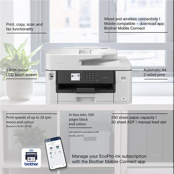 Brother MFCJ5340DWE MULTIF INKJET COLORE A3